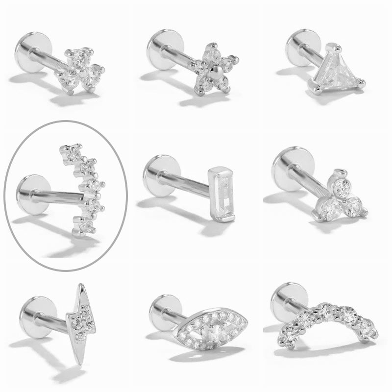 Piercing Siena silver