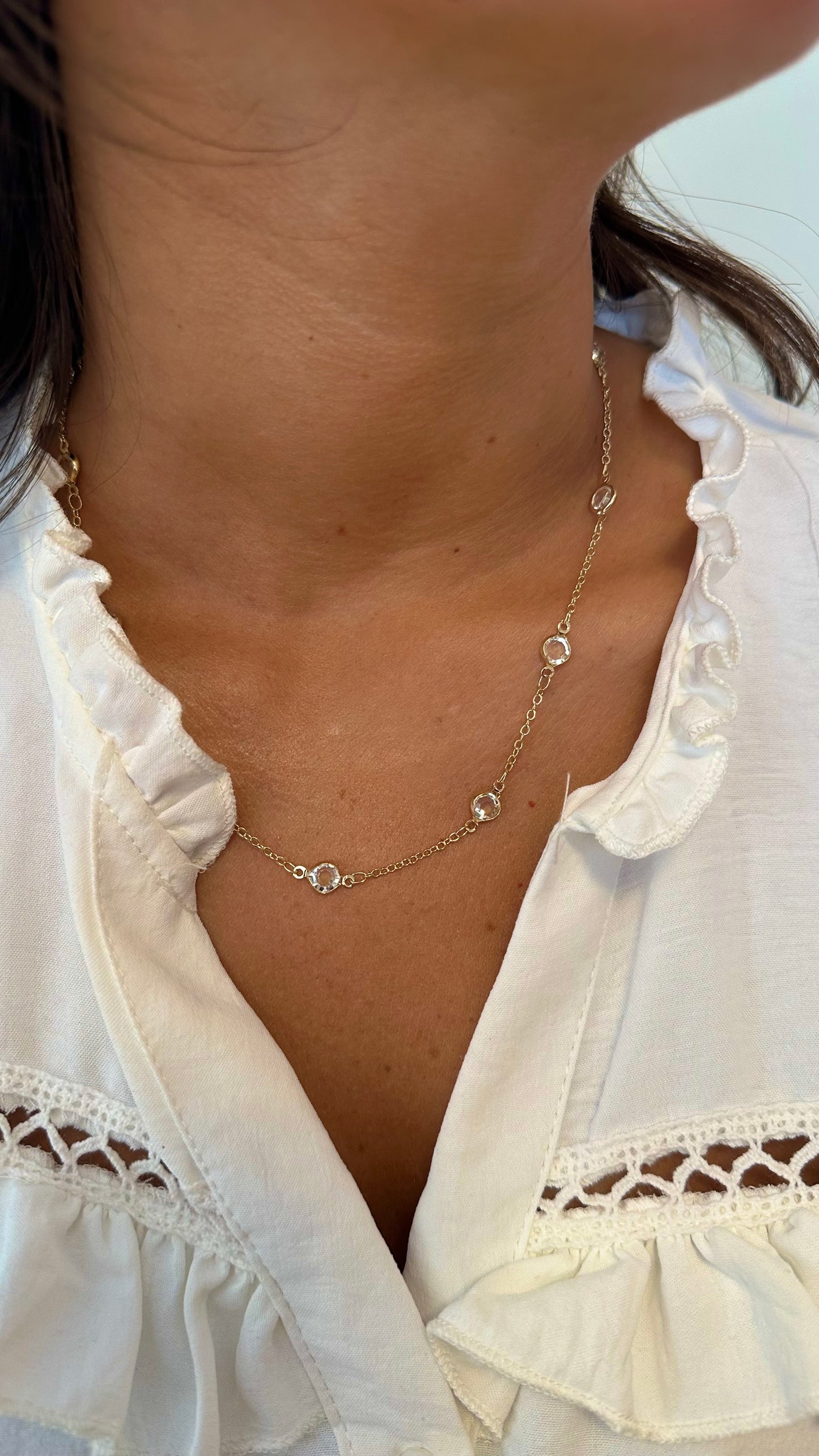 Collar cristales gold