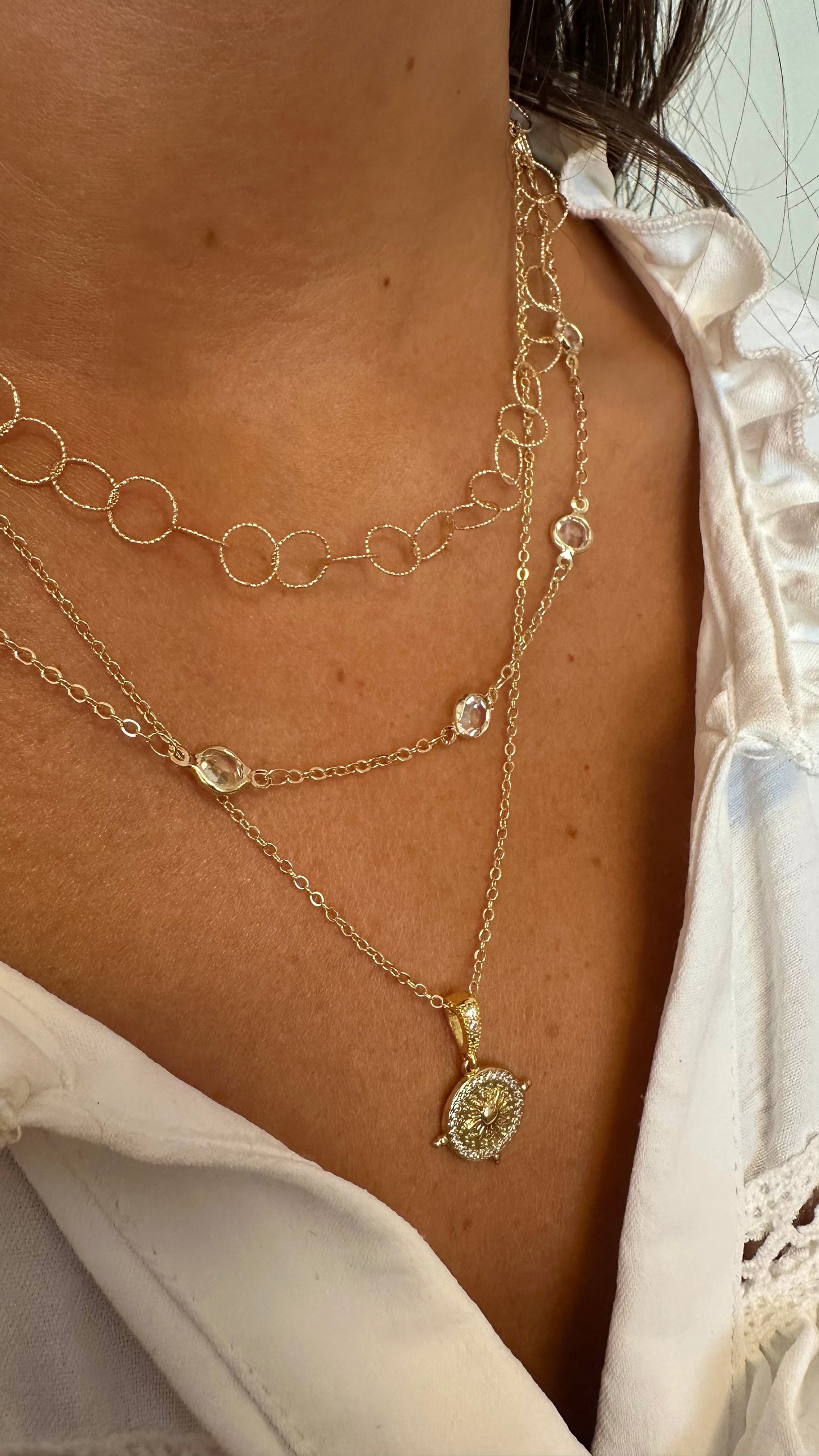 Collar cristales gold