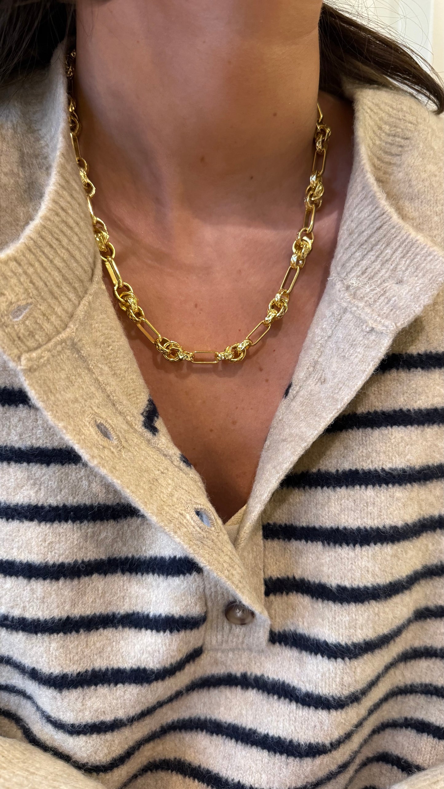 Collar chunky nudos