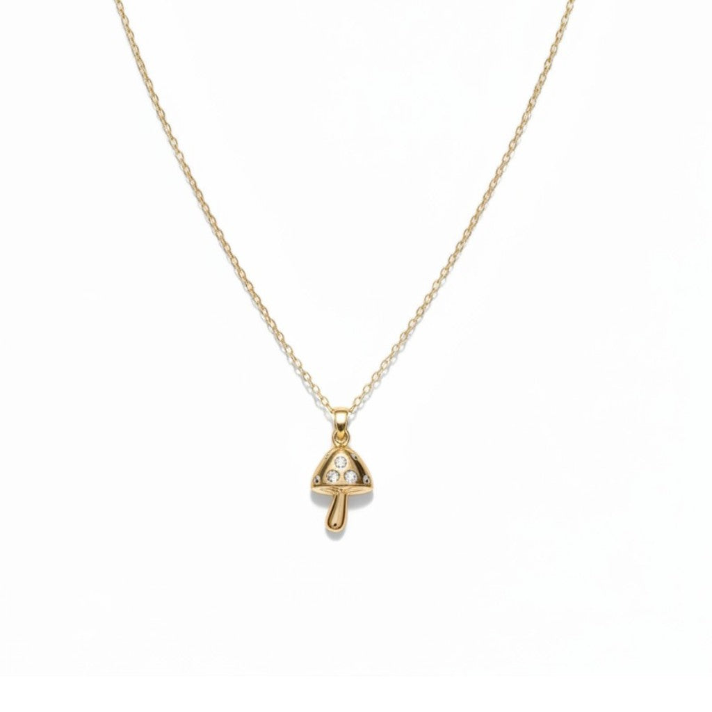 Collar Cogumelo gold