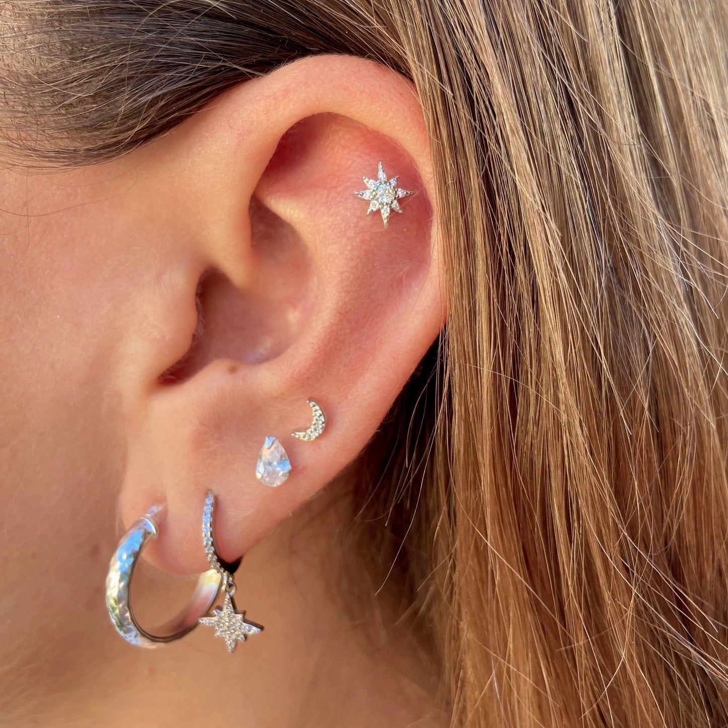 Piercing Greta silver