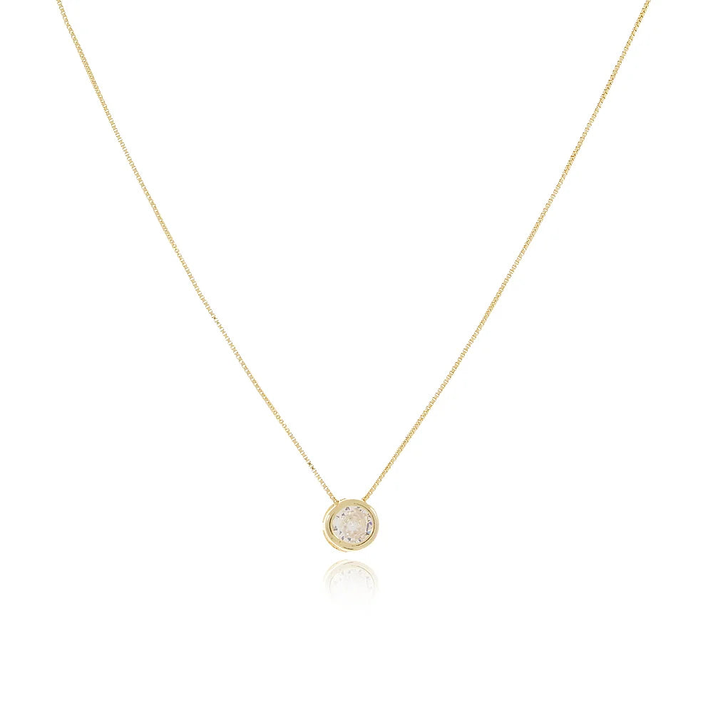 Collar punto de luz M gold