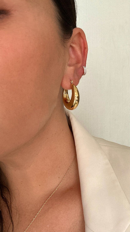 Argollas Lola M gold