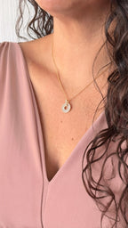 Collar Elsa cristales
