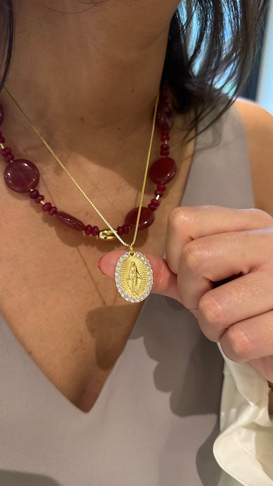 Collar virgen de los Rayos XL