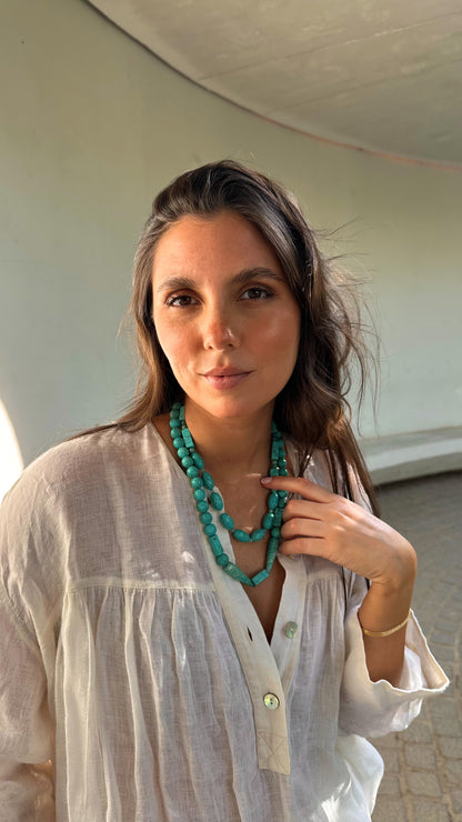 Collar Turquesa formas