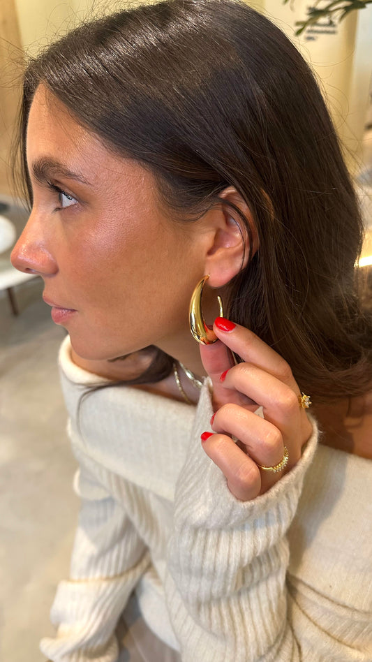 Argollas Kim gold