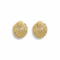 Aros oval martillados