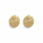 Aros oval martillados
