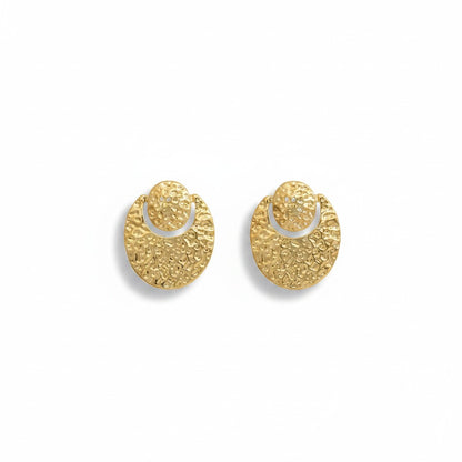 Aros oval martillados
