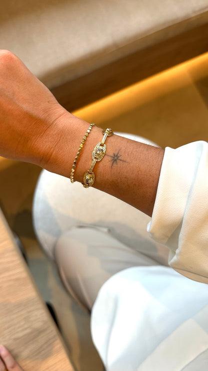 Pulsera bombai gold