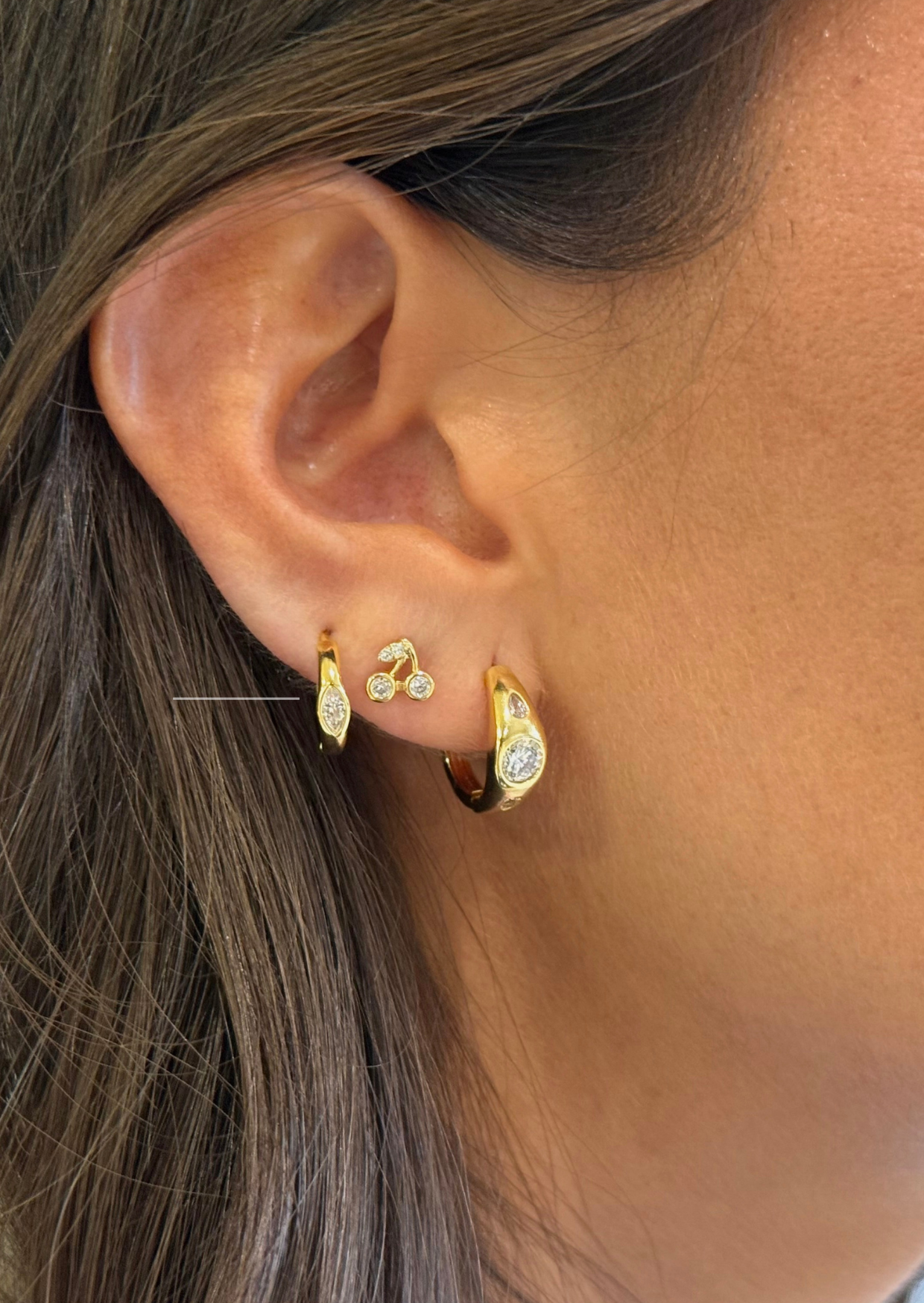 Argollas Clara gold