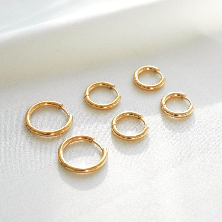 Trío básico argollas gold