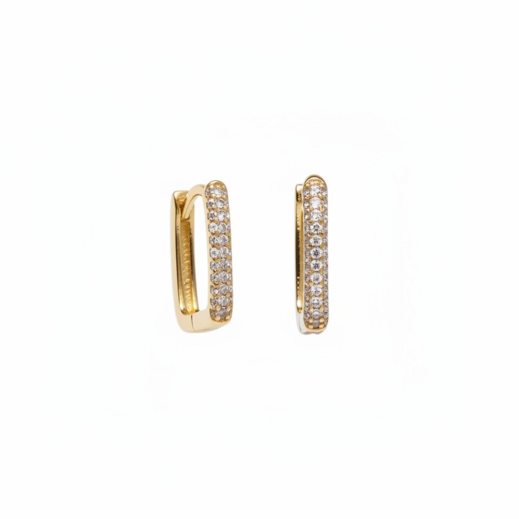 Argollas Shiny rectangular