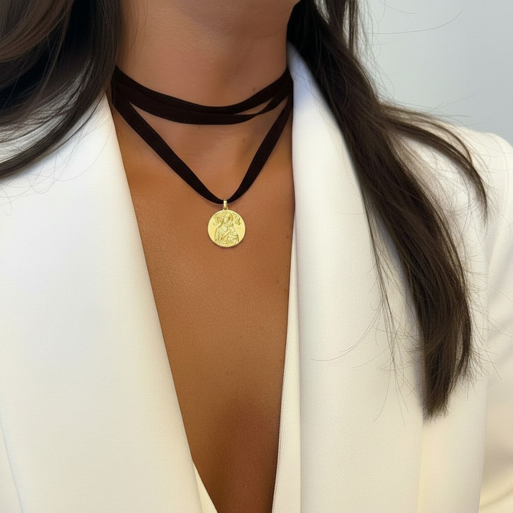 Collar Bendita - negro