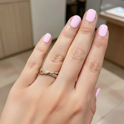 Anillo triple cross gold