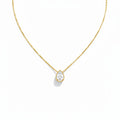 Collar punto de luz gota gold