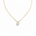 Collar punto de luz gota gold