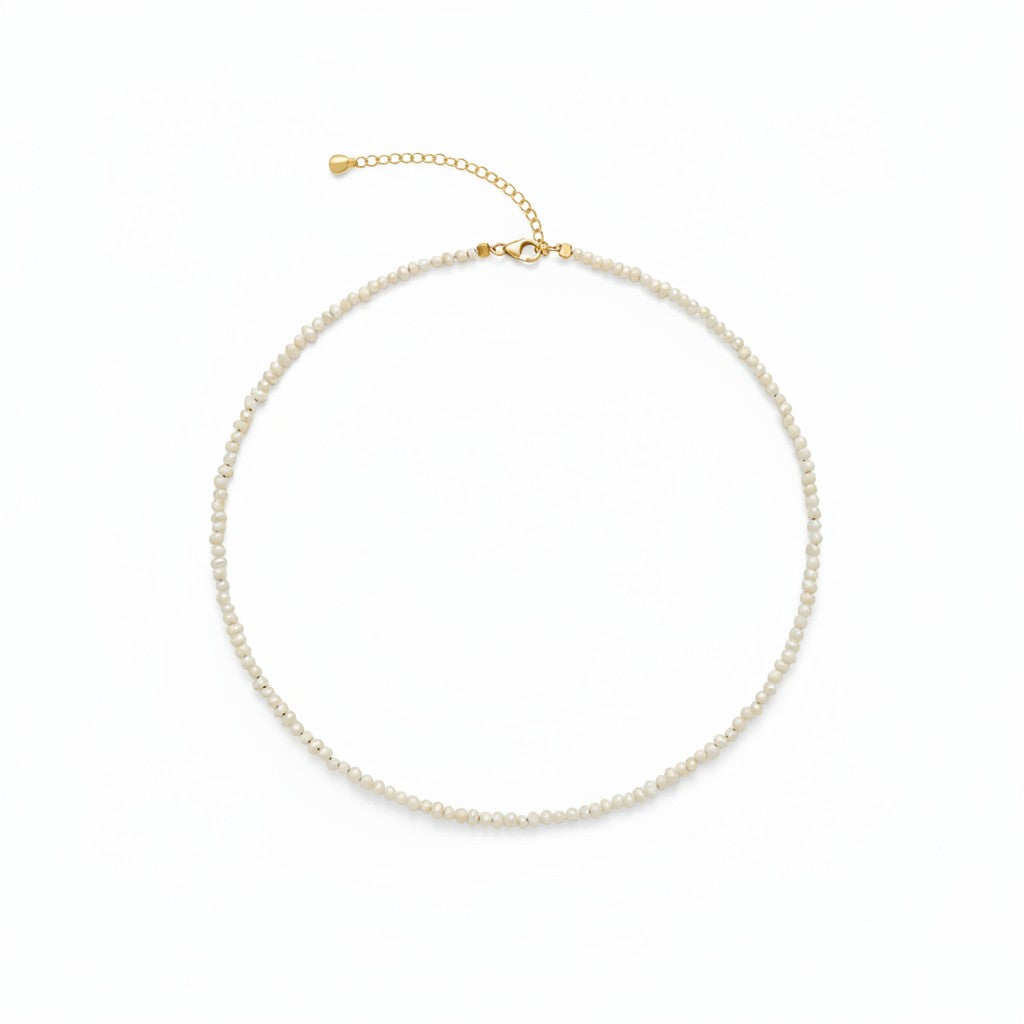 Choker mini perlas gold