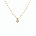 Collar flor cristales