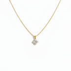 Collar flor cristales