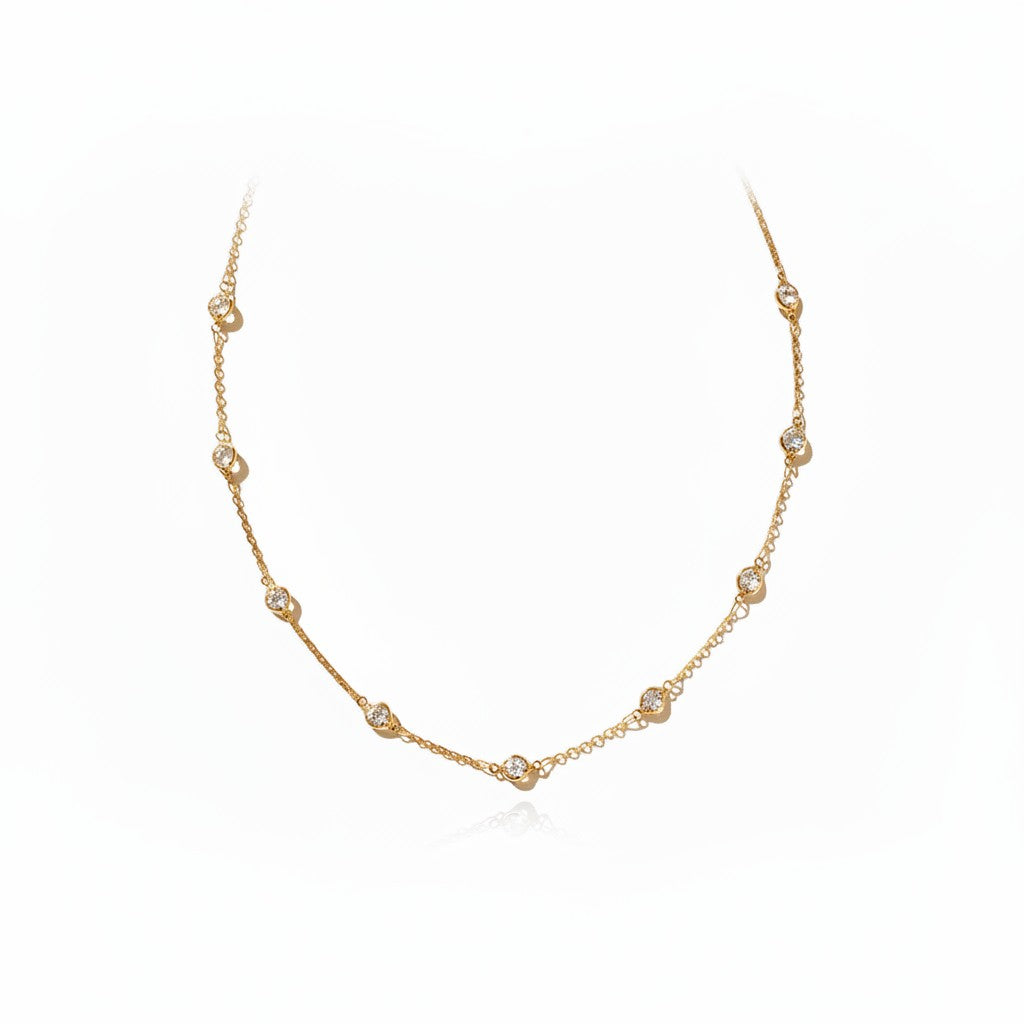Collar cristales gold