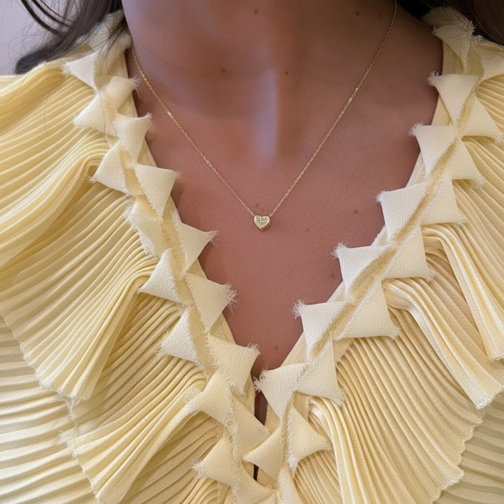 Collar mini love gold
