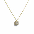 Collar cristal cuadrado