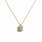 Collar cristal cuadrado