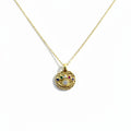 Collar medalla ojo turco colores