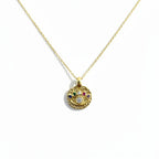Collar medalla ojo turco colores