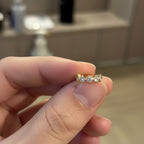 Earcuff rombos gold