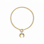 Collar gran luna gold