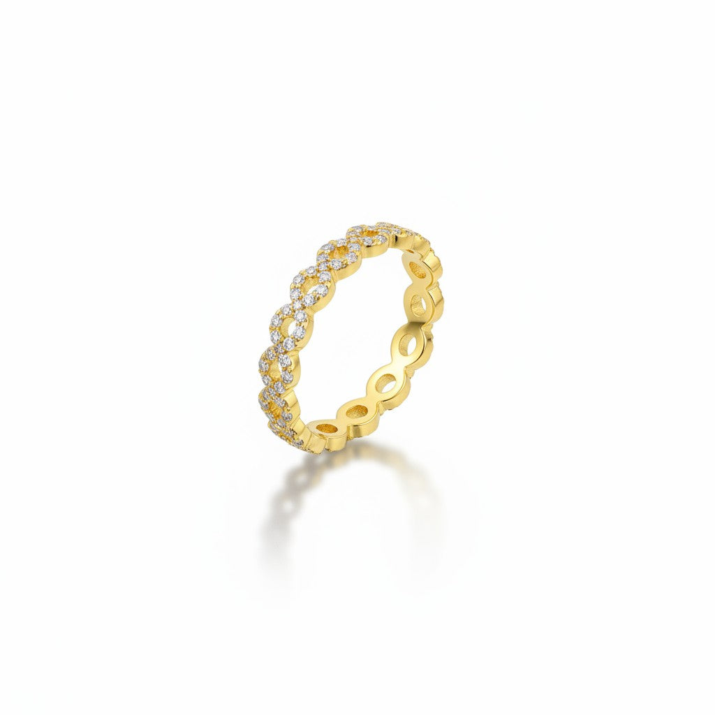 Anillo infinitos gold