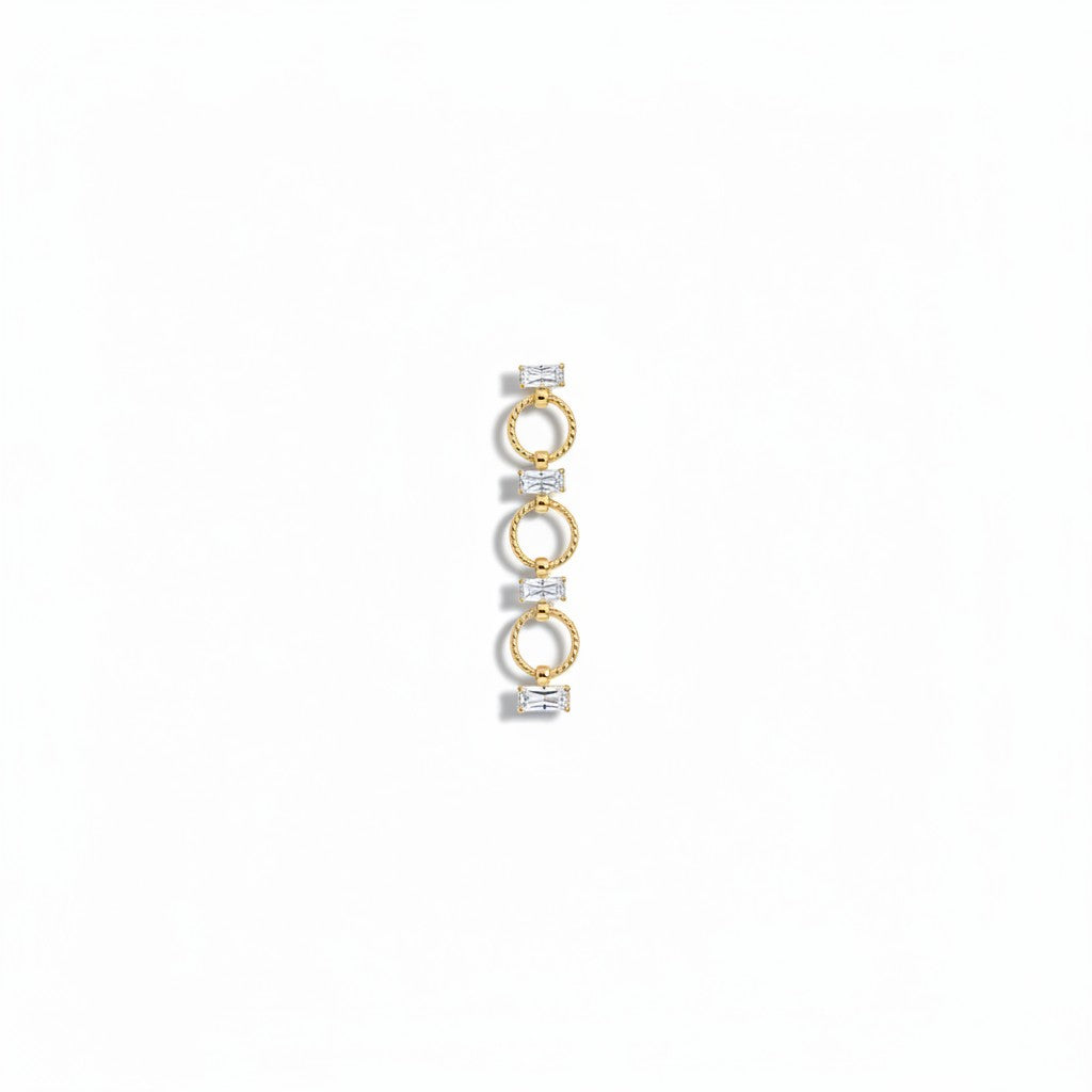 Aros cascada gold