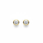 Aros punto de luz M gold