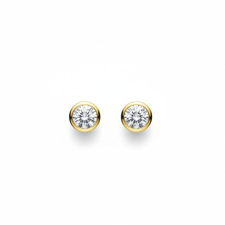Aros punto de luz M gold