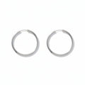Argollas tubo XL plata 925