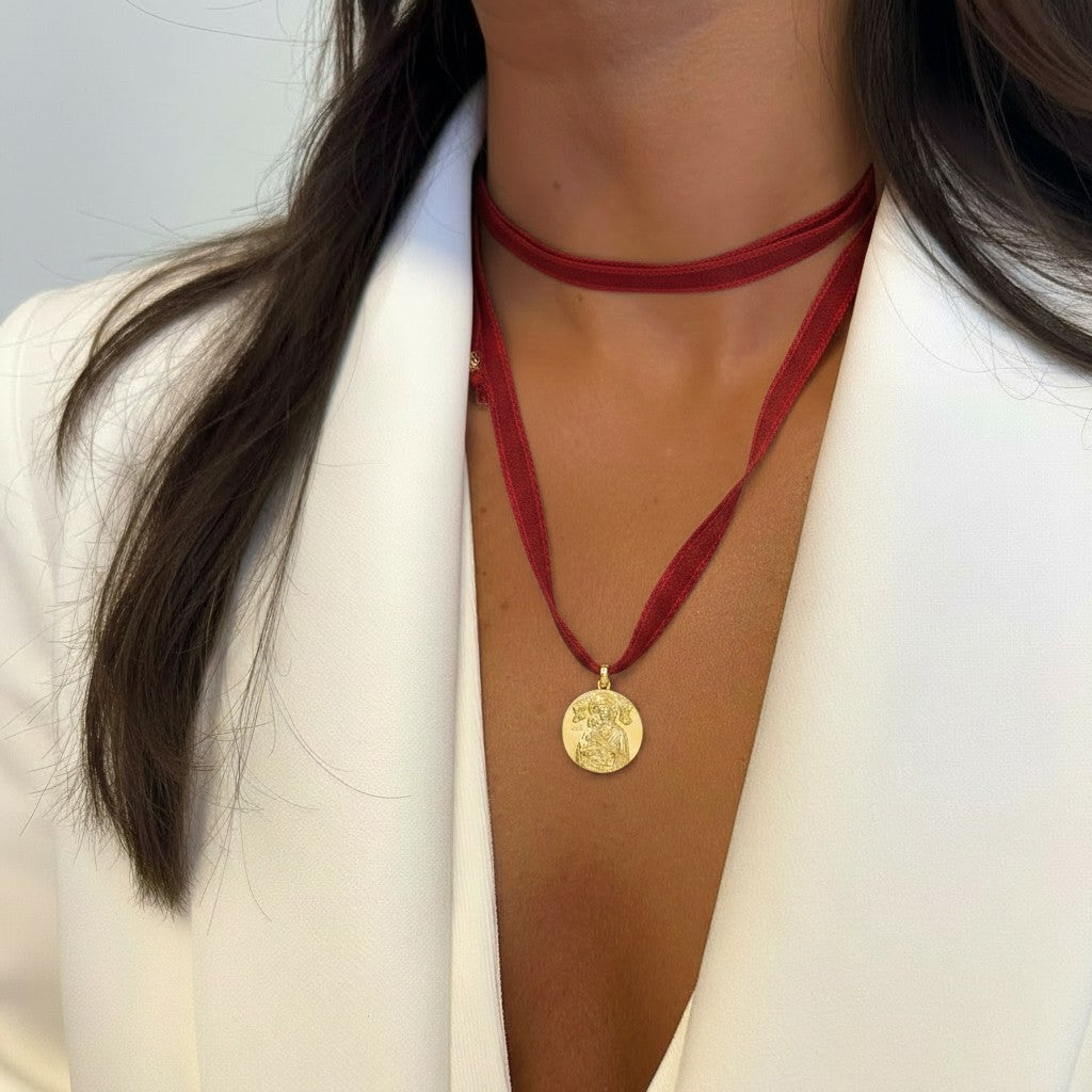 Collar Bendita - rojo