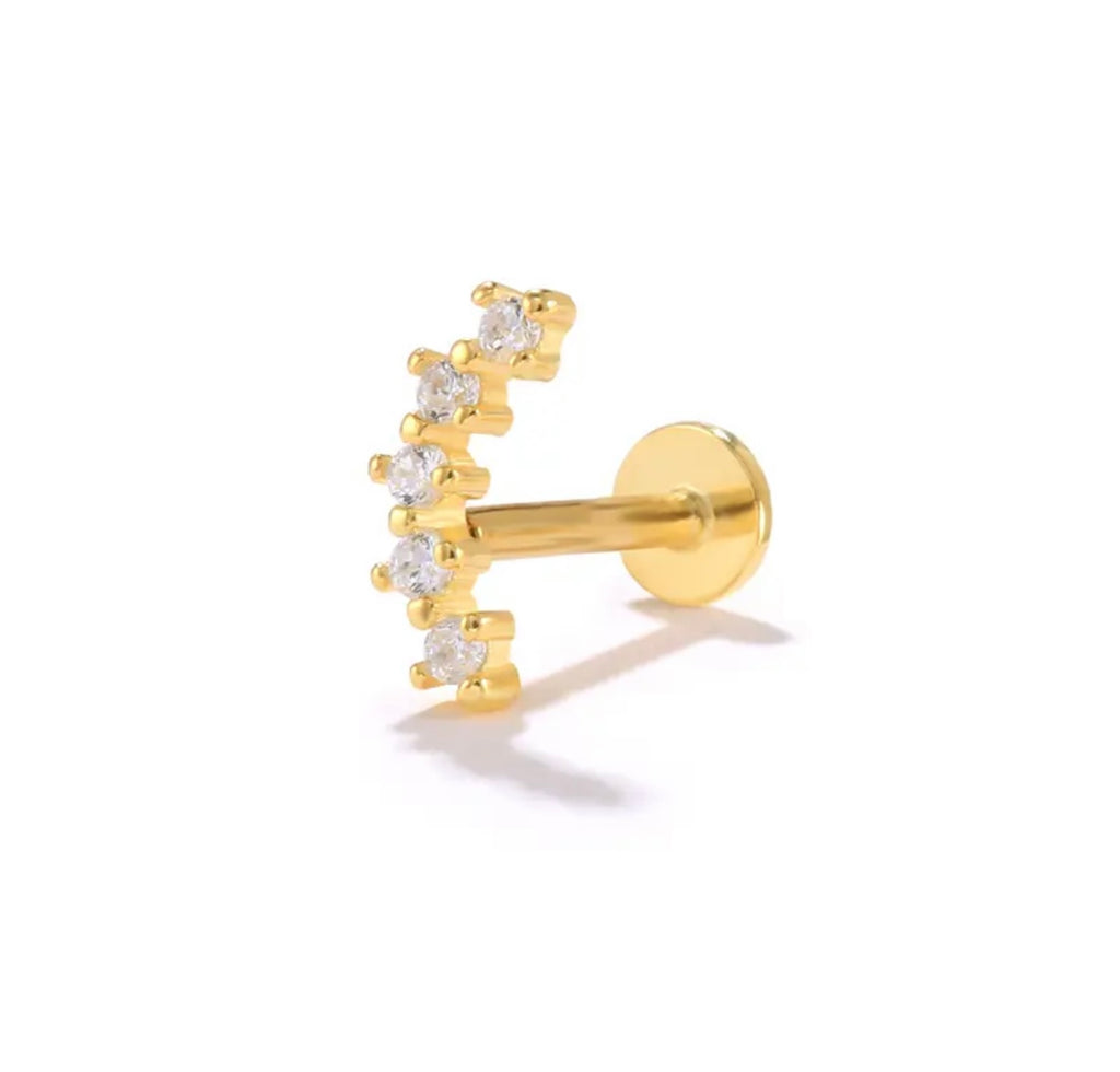 Piercing Siena gold