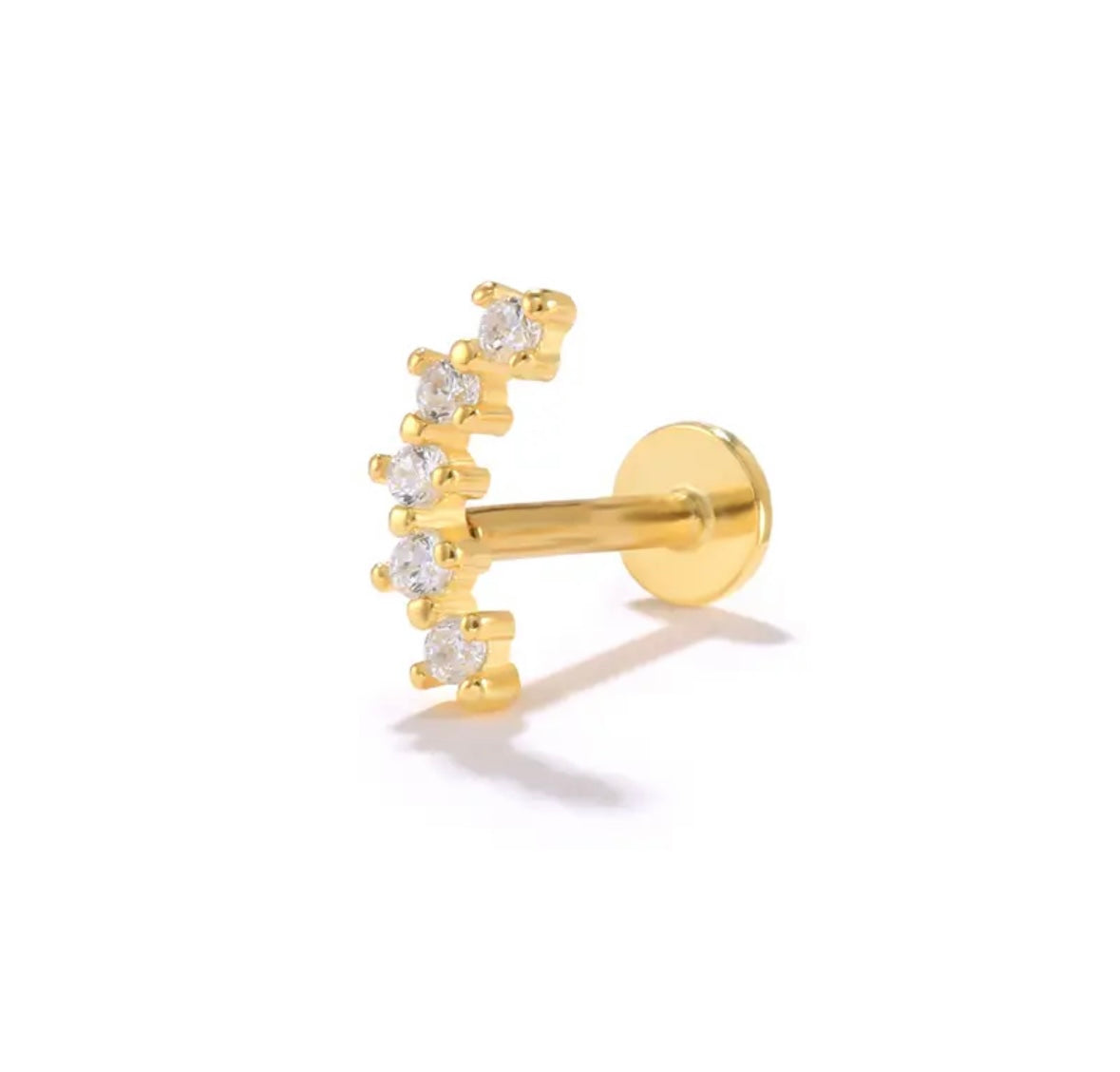 Piercing Siena gold