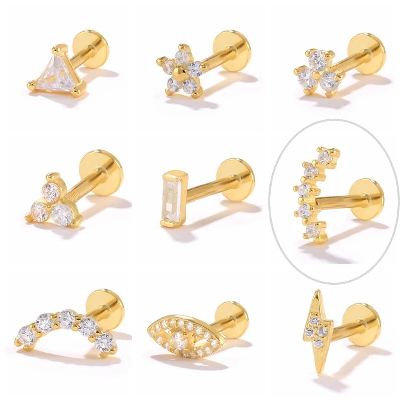Piercing Siena gold