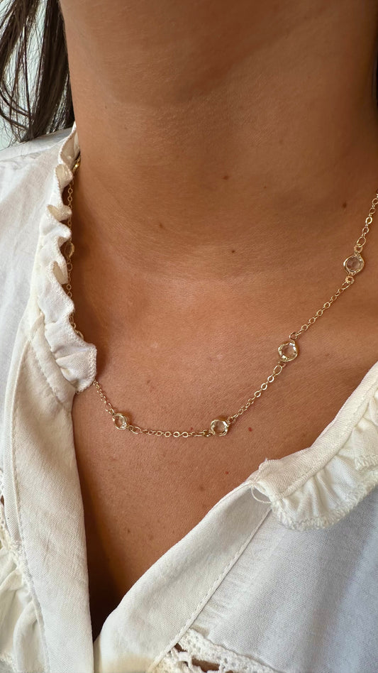 Collar cristales gold