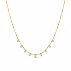 Choker cristales cuadrados