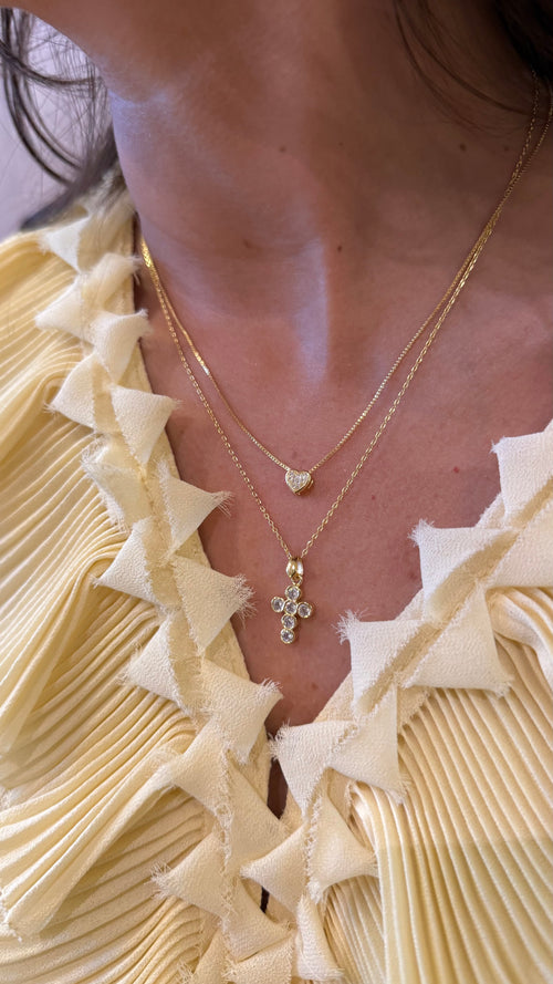 Collar mini love gold