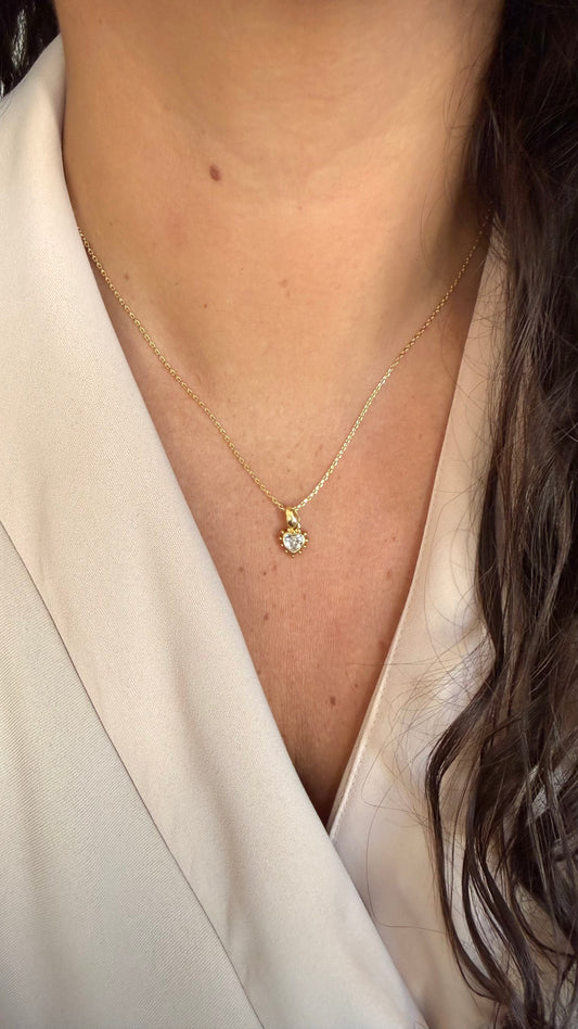 Collar mini love gold