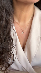 Collar medialuna shiny