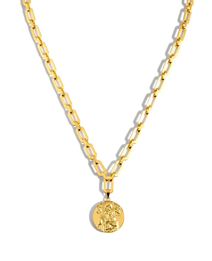 Collar Virgen y niño Jesús