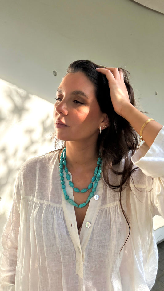 Collar Turquesa formas